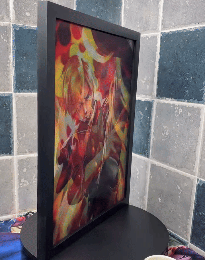 3D Anime Poster